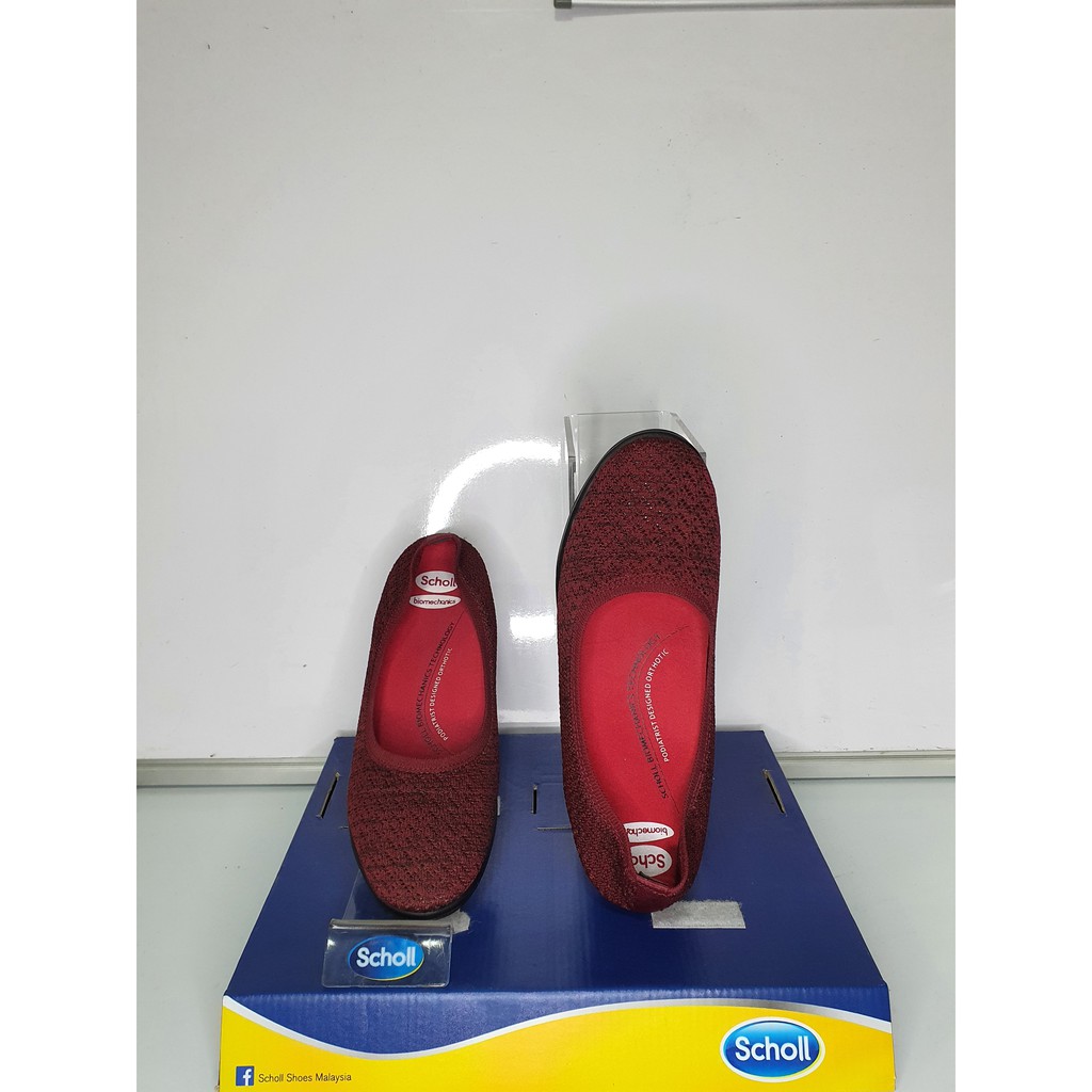 Scholl Biomechanics Karlo Ladies Shoes LC6687 Wine Shopee Malaysia