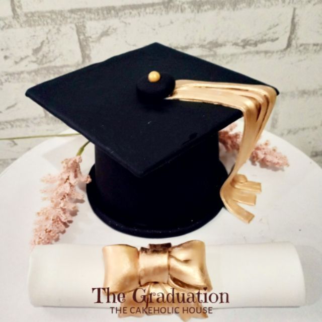 Graduation Cap And Scroll Cake Topper Shopee Malaysia 6841