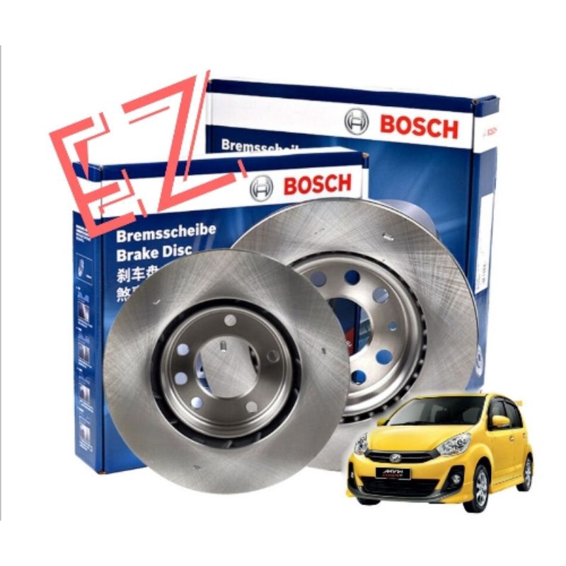 MYVI LAGI BEST AXIA FRONT DISC ROTOR BOSCH (2PCS) | Shopee Malaysia