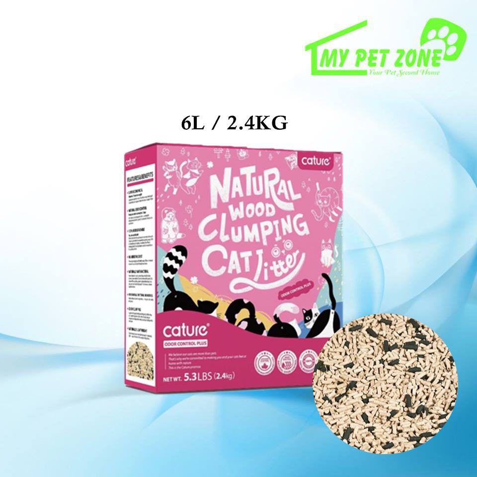 Cature natural wood clumping deals cat litter