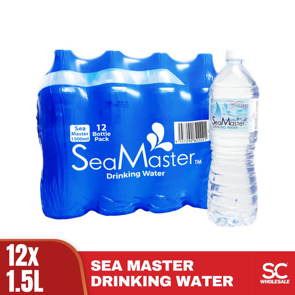 SeaMaster Drinking Water Air Minum Sea Master 1.5L x 12 Bottles ...