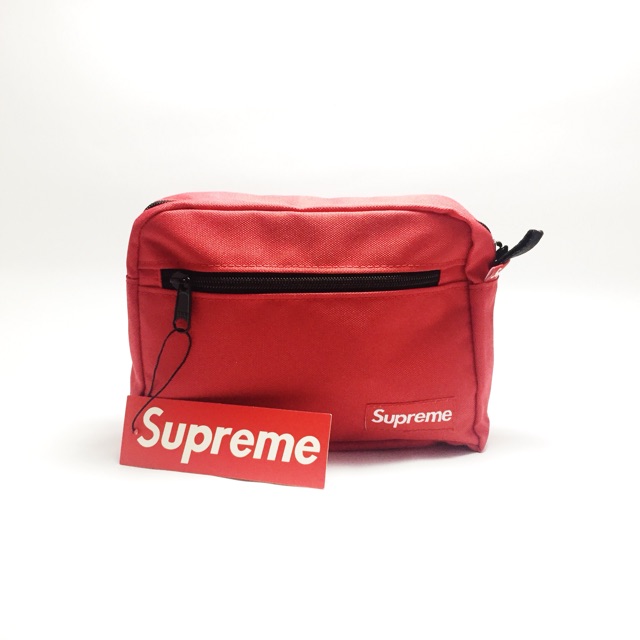 Supreme store clutch bag