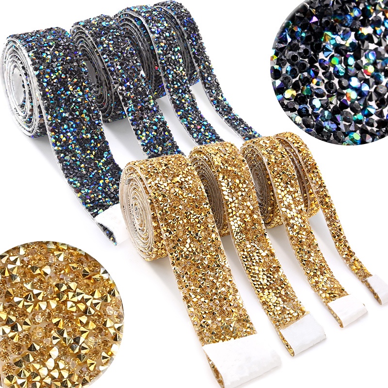 Qiao Glitter Crystal Self-Adhesive Rhinestones | Shopee Malaysia
