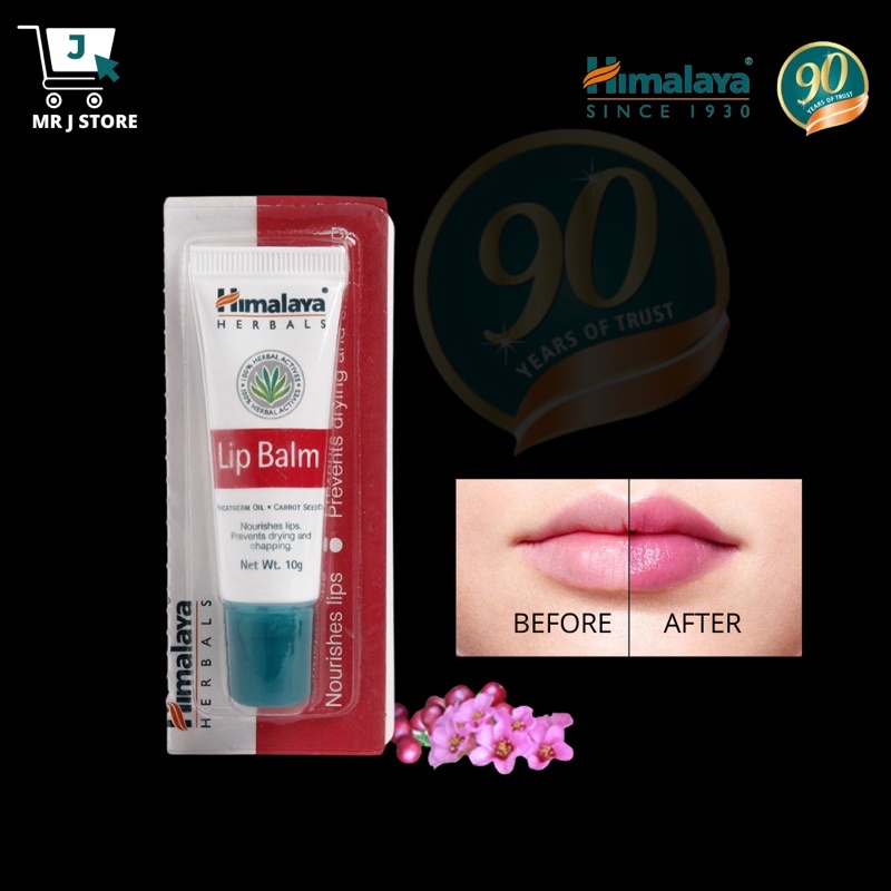 (Expire 03/2026) Himalaya Lip Balm 10g (Blister Pack) Natural Lip Balmd Shopee Malaysia