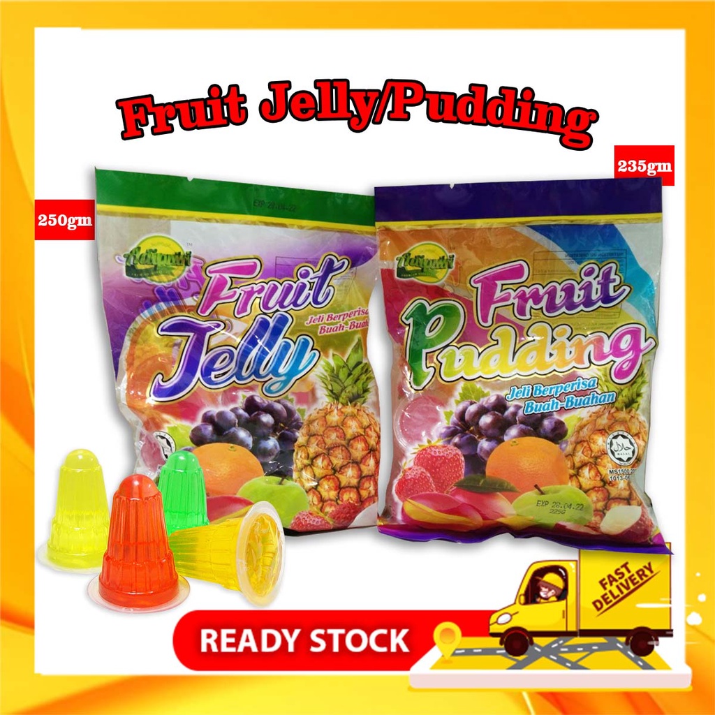 Adiputri Fruit Jelly Cup 250g / Fruit Pudding Cup 235g (WHOLESALE