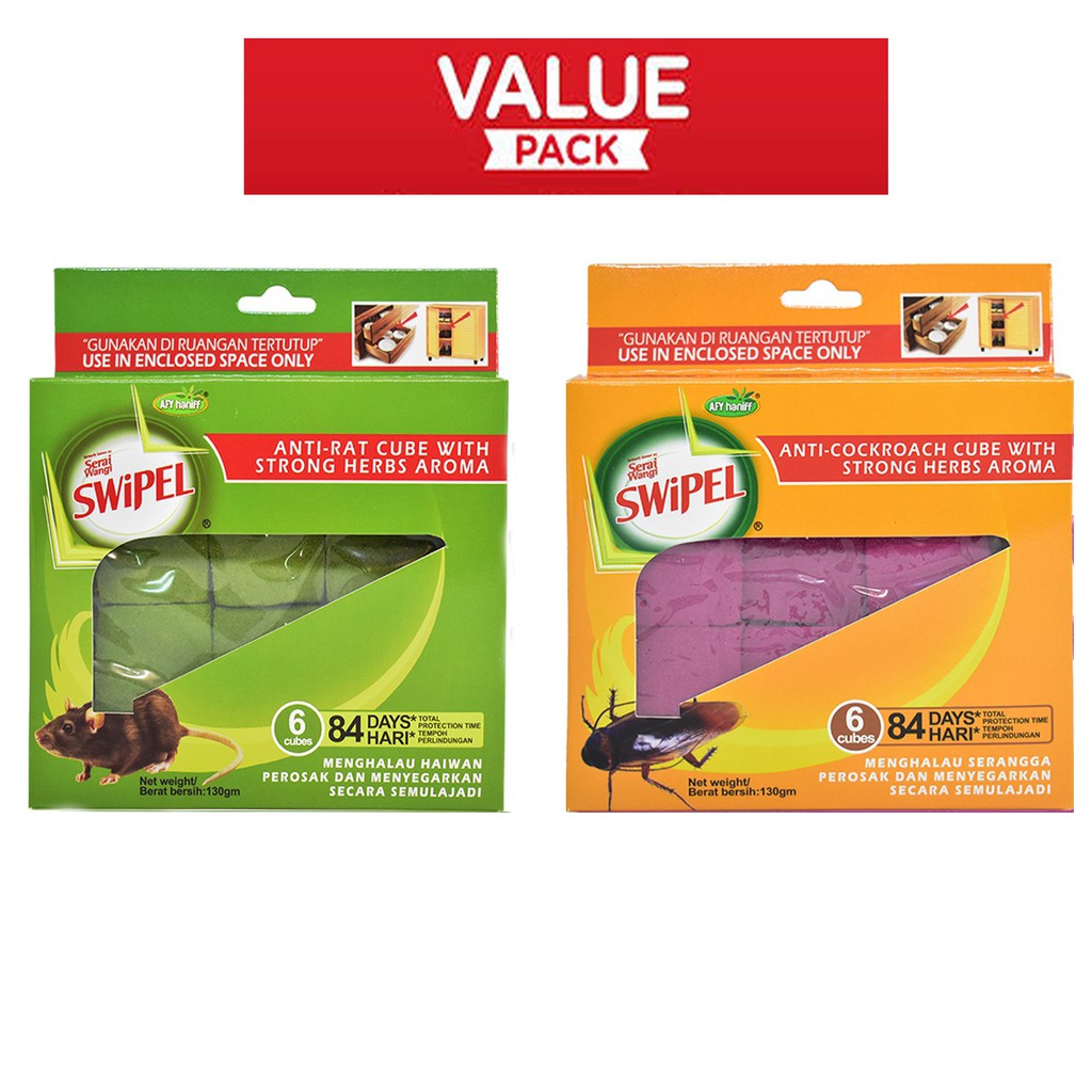 [Twin Value Pack] AFY Serai Wangi Anti Tikus 130G + Anti Lipas 130G ...