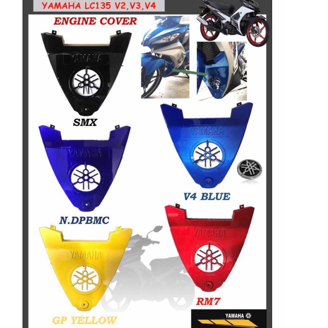NEW MATTE 🔥COLOR LC135 New V2 V3 V4 V5 Engine Cover Net | Shopee Malaysia