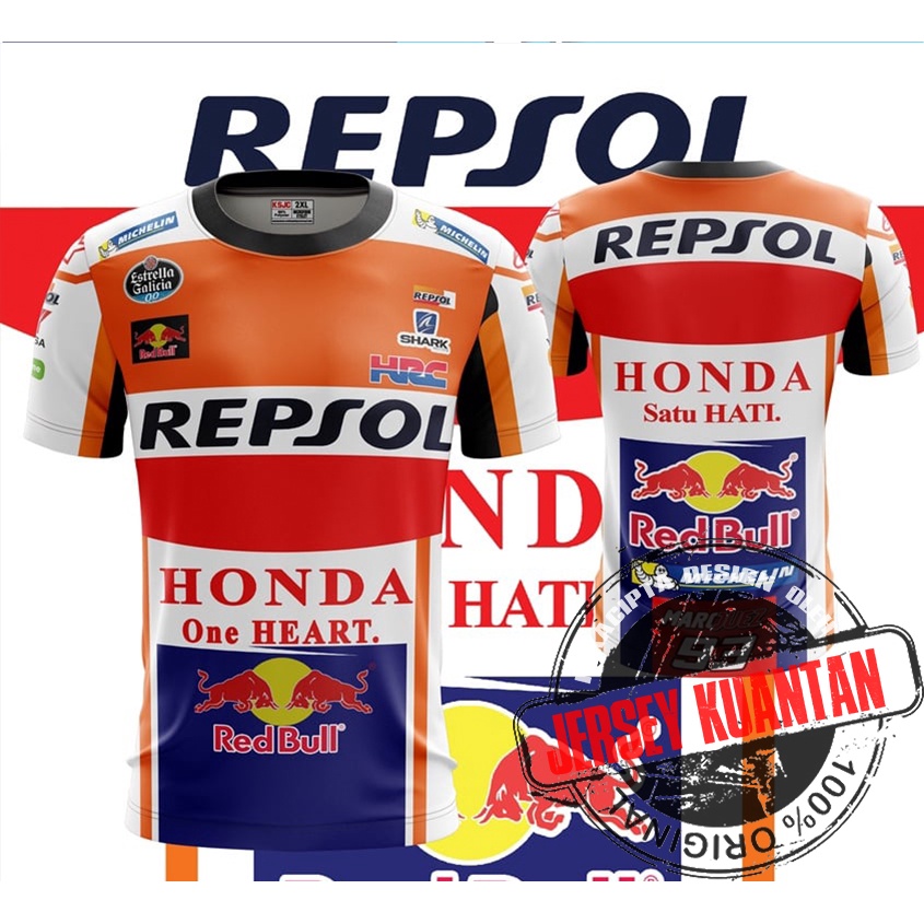 HONDA MOTOGP HRC REPSOL (Short/LongSleeve) | Shopee Malaysia