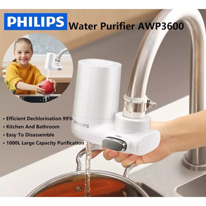 Original Philips Water Purifier AWP3600 3611 Household Faucet AWP302