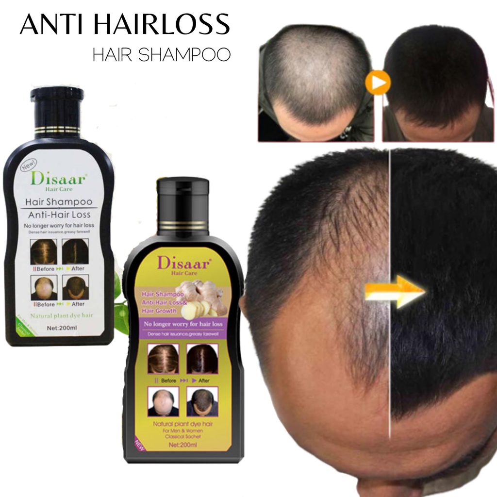 DISAAR HAIR SHAMPOO BLACK AND GINGER ANTI HAIRLOSS (ANTI RAMBUT GUGUR ...