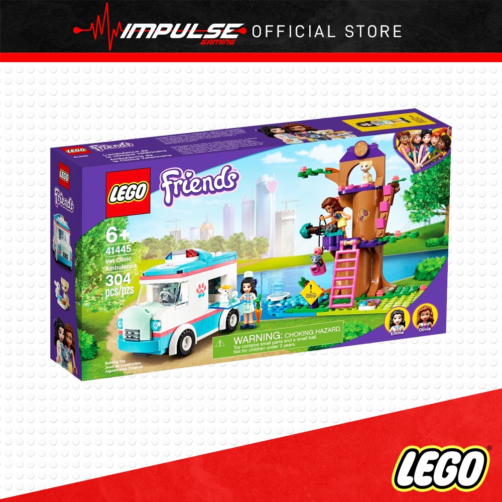 LEGO 41445 Friends - Vet Clinic Ambulance | Shopee Malaysia