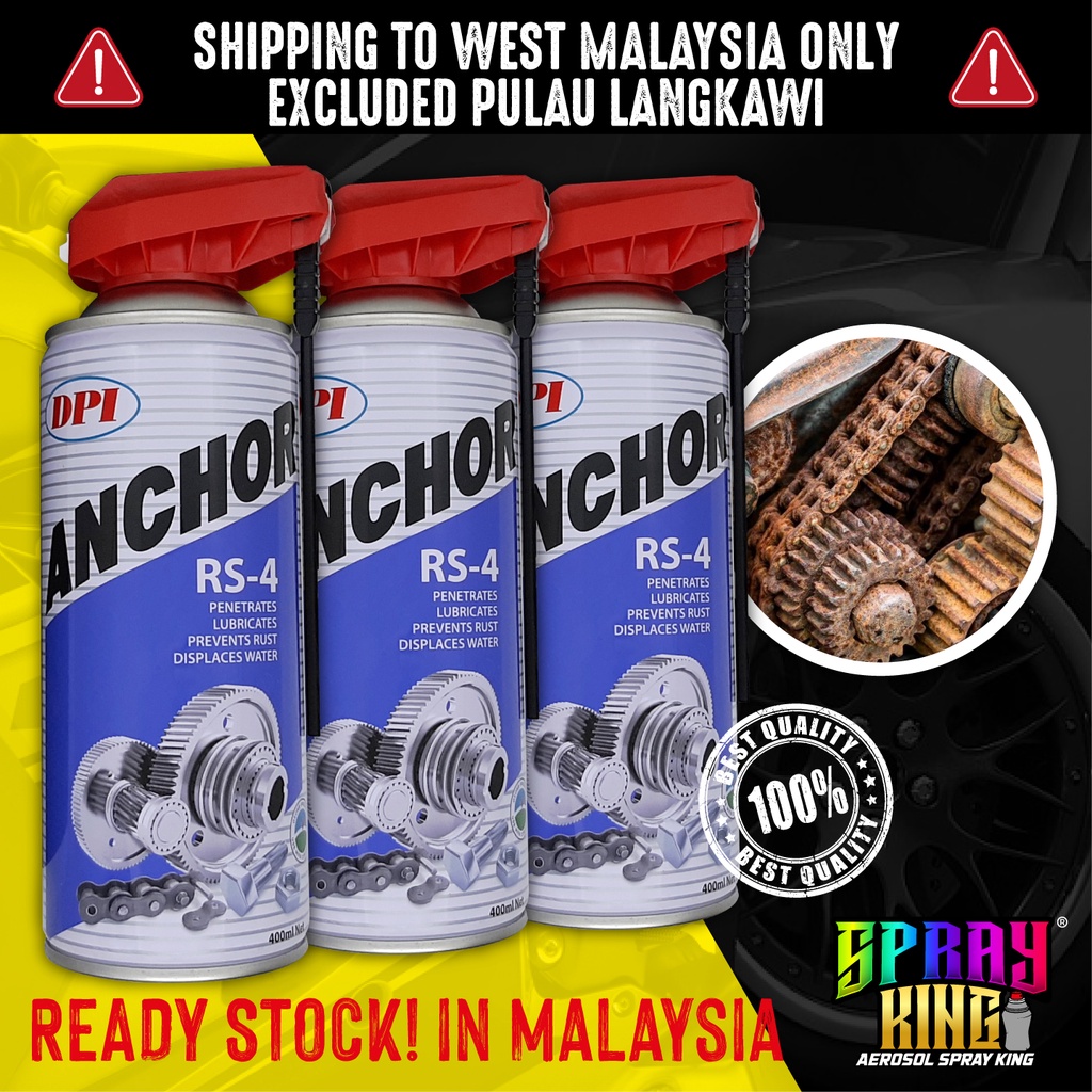 (Clearance) Anti Karat / Anti Rust Lubricant Spray DPI ANCHOR RS-4 ...