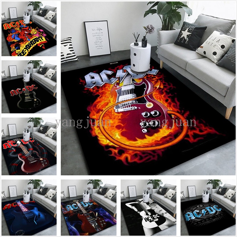 ACDC Rock Band Singer Carpet Bedroom Bedside Blanket Living Room Sofa ...