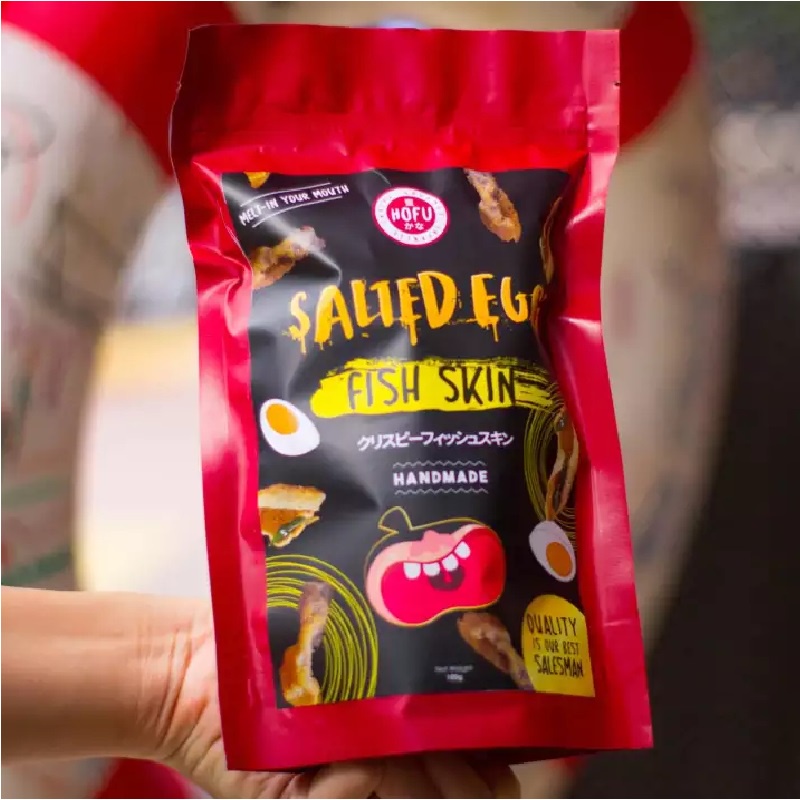 Hofu Spicy Salted Egg Fish Skin Crisp Handmade, 100g Shopee Malaysia