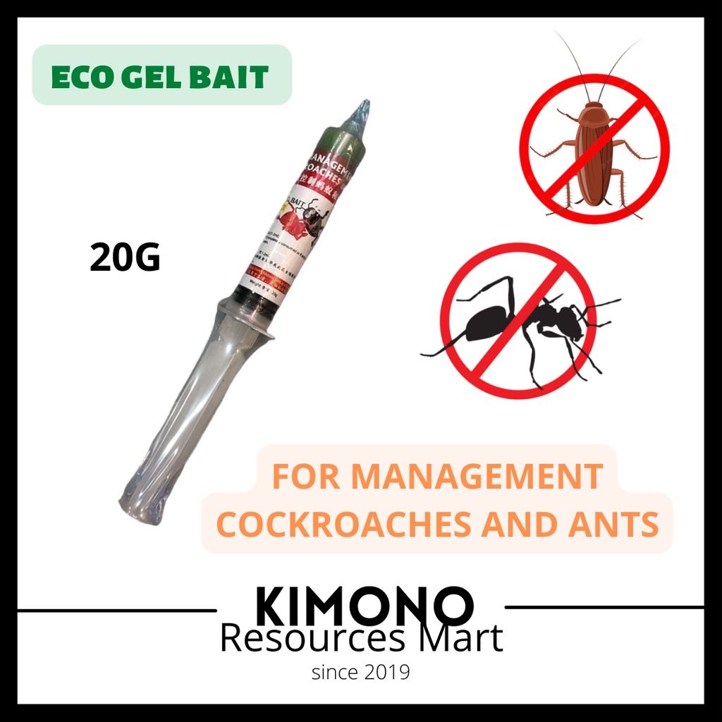 ECO Gel Bait Anti Cockroaches Anti Ants 2 in 1 Management Cockroaches ...