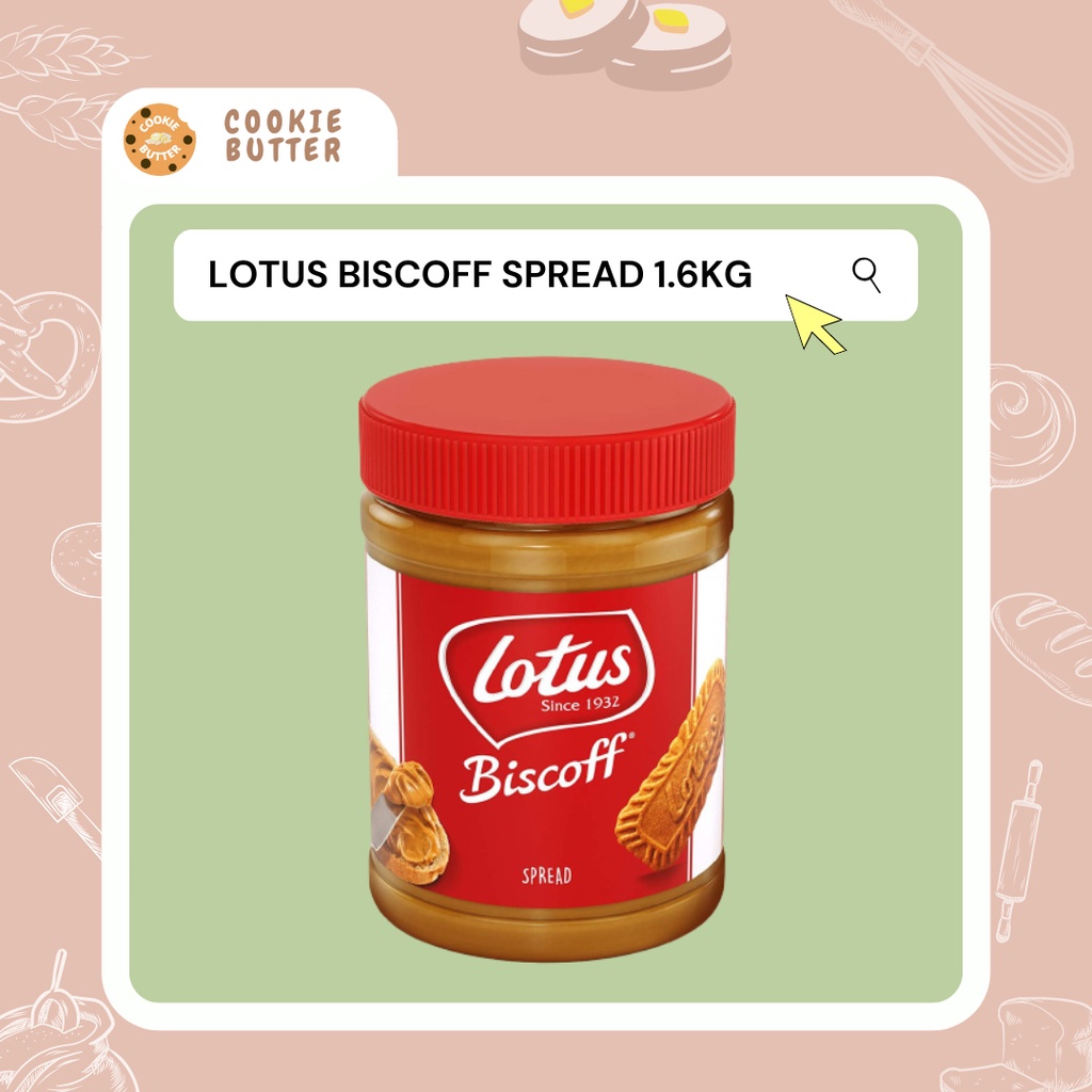 Lotus Biscoff Spread Smooth 1.6KG | Shopee Malaysia