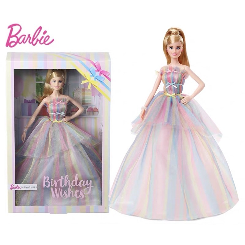 {ORIGINAL} BARBIE SIGNATURE BIRTHDAY WISHES DOLL (GHT42) | Shopee Malaysia