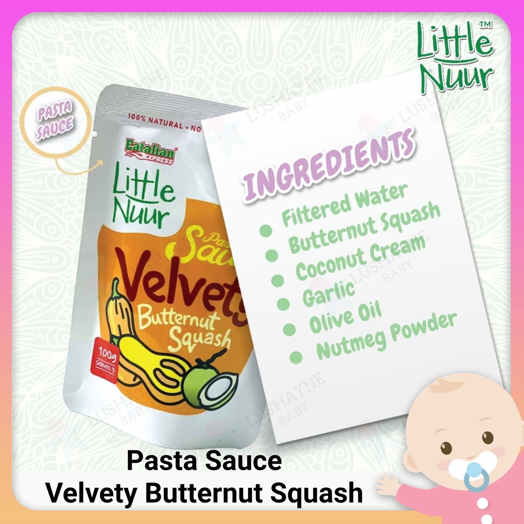 EATALIAN EXPRESS Mixed Veggie Pasta 8+ Months Baby 8 Bulan Baby Pasta Sauce 7+ Months Adult