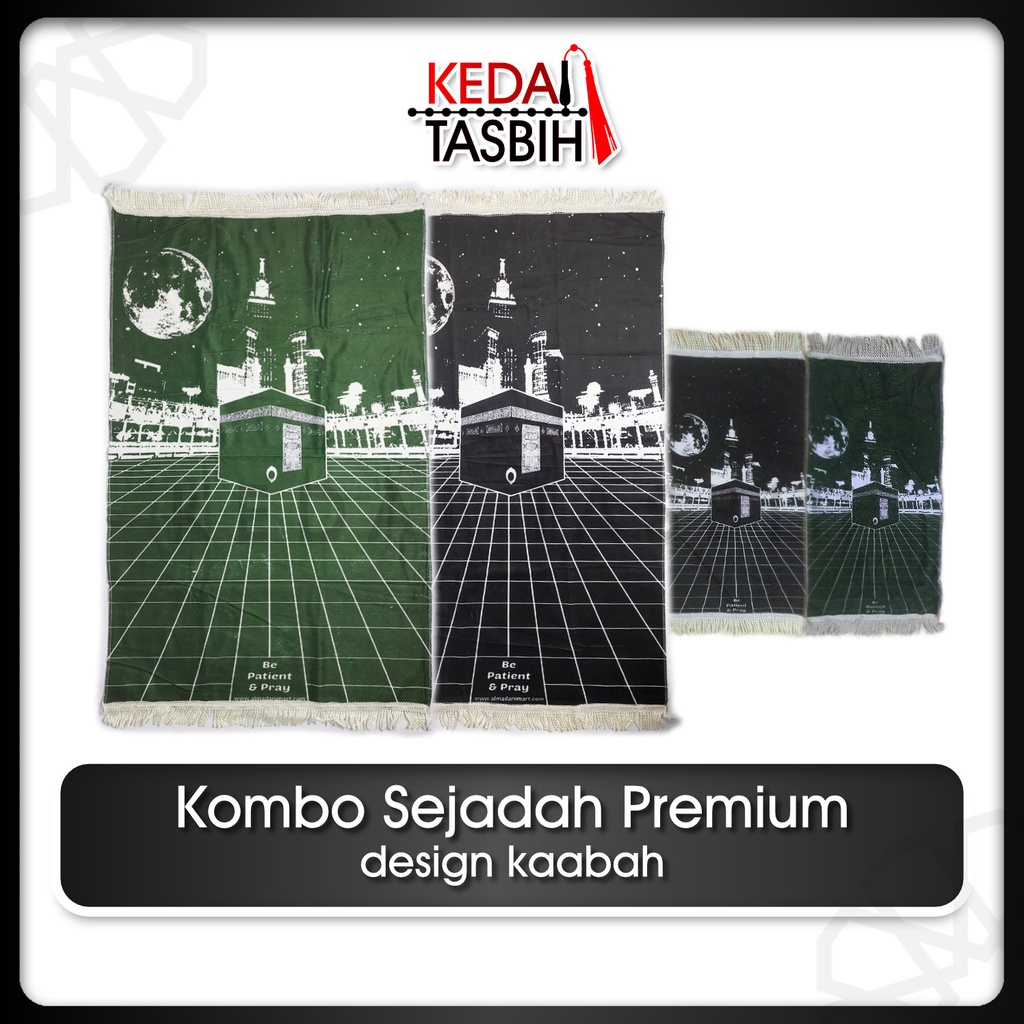AL MADANI Sejadah Design Kaabah Exclusive (Set Kombo) | Shopee Malaysia