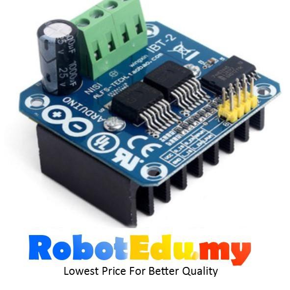 BTS7960 43A 40A DC Motor Driver Smart Current Sensor Drive Sumo Robot PWM Speed Controller Module 12V 24V 20A10A Arduino