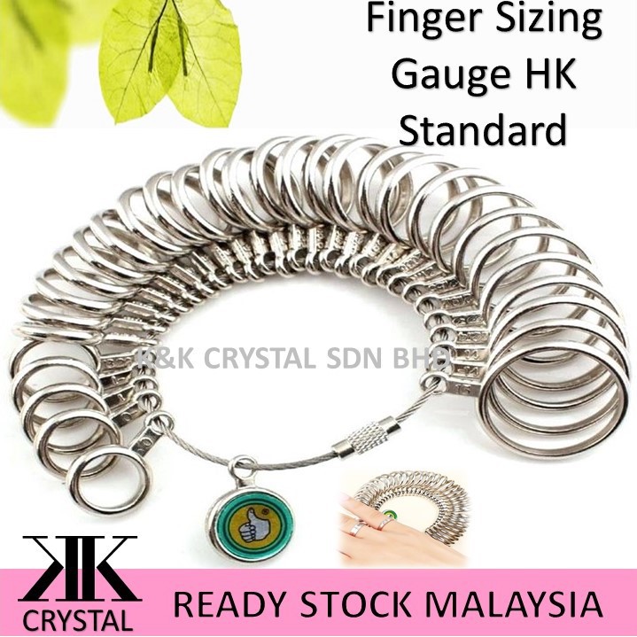 Ring Sizer Measuring Tool | Ring Sizing Gauge HK Standard | Shopee Malaysia