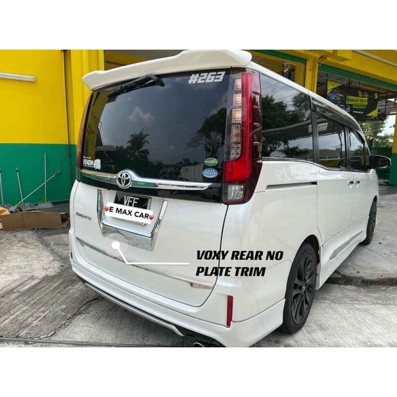 TOYOTA VOXY NOAH REAR NO PLATE LICENSE FRAME.SIDE MIRROR LOWER TRIM ...