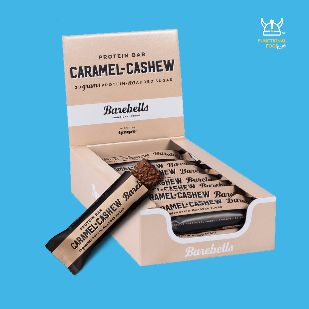 SWEDEN Protein Bar Barebells Protein Bars Caramel Cashew (1 Box