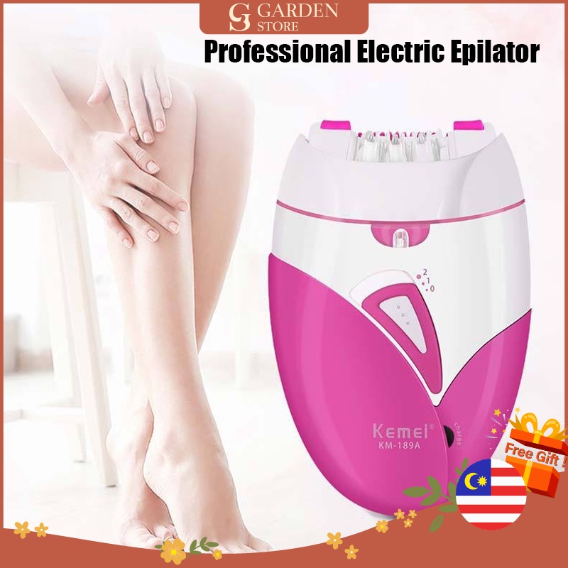 Kemei Lady Electric Body Hair Remover Usb Rechargeable Female Epilator Leg Armpit Hair Removal 2291