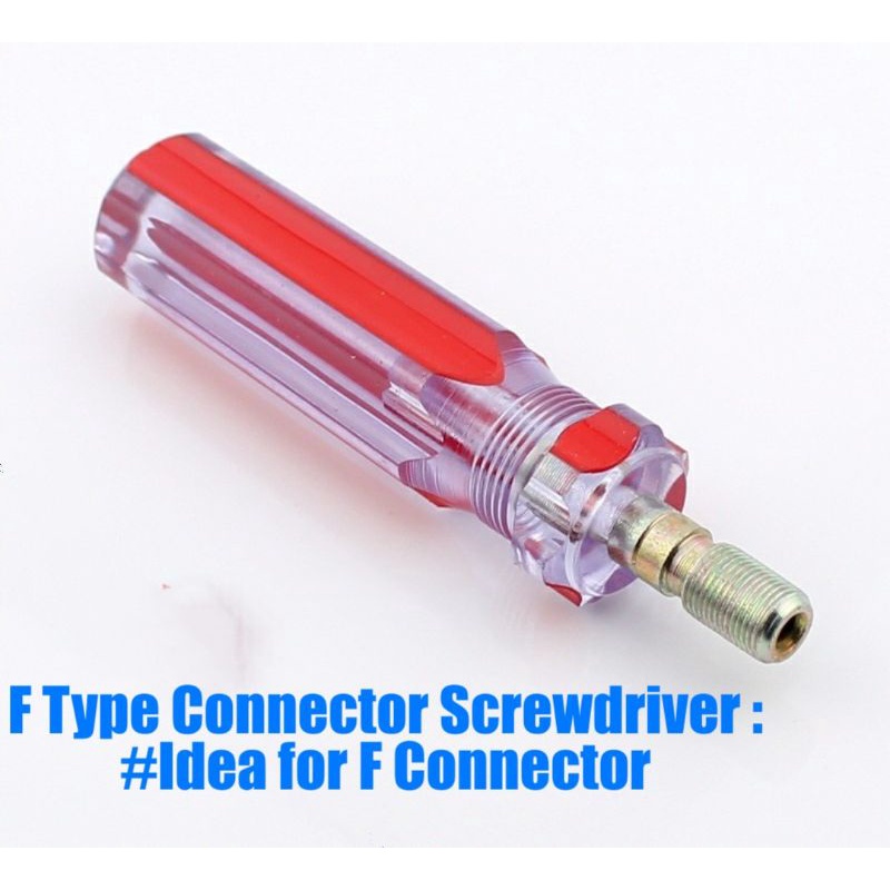 F Connector Screwdriver ( For F-type connector) | Shopee Malaysia