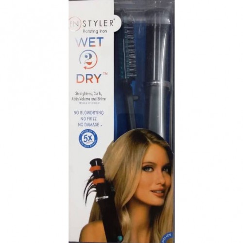 Instyler 32mm Max Wet 2 Dry Rotating Iron Straightener Shopee Malaysia