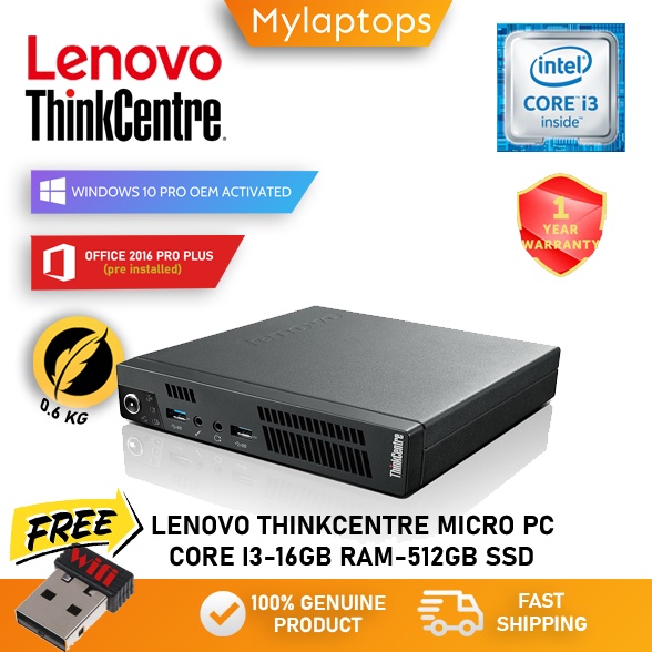 Lenovo ThinkCentre M93P Mini Desktop Computer PC, Intel Quad Core