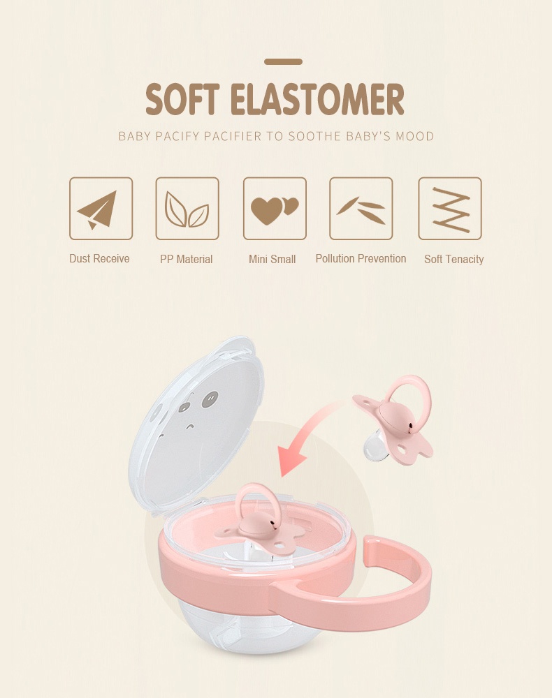 Baby Pacifier Storage Box Infant Soother Nipple Container Case Teether ...