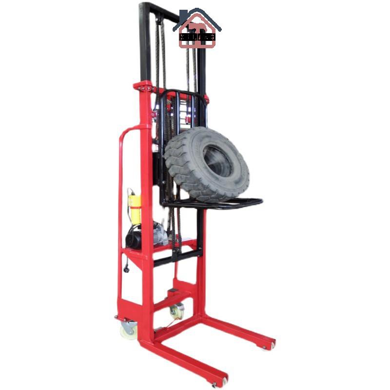 Electric stacker, handling, loading, unloading and lifting workbench, small forklift, tire