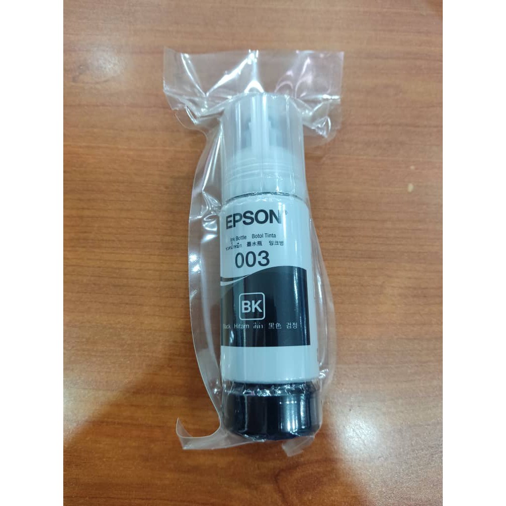 Epson 003 T003 Original Refil Ink Black Cmy For Printer L3110 L3150 L3250 L3210 L1210 L3156 5515