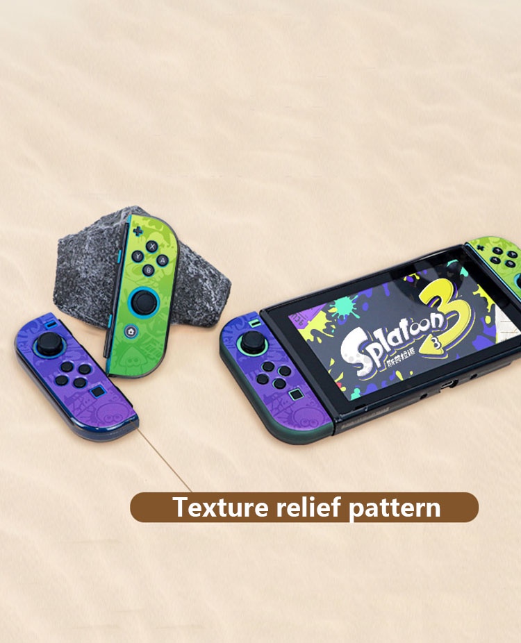 Nintendo Switch Splatoon 3 Theme Protective Case Storage Bag for Switch ...