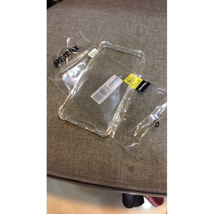 Redmi Note 7 BACK HARD anti shock 4 edges Silicon TPU side Grey/Clear ...
