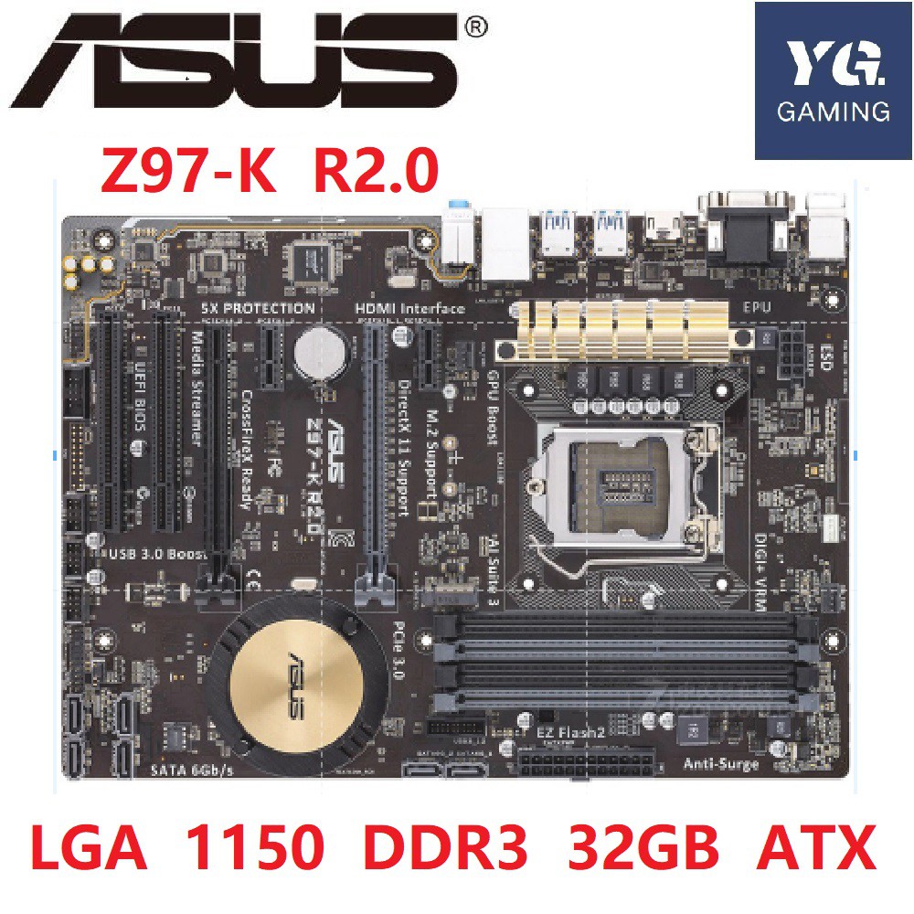 Lga 1150 motherboard on sale z97