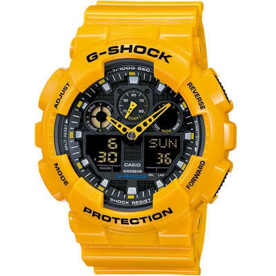 G Shock Bumblebee GA100 Yellow Autolight Jam Tangan gshock kuning jam tangan lelaki men watch Shopee Malaysia