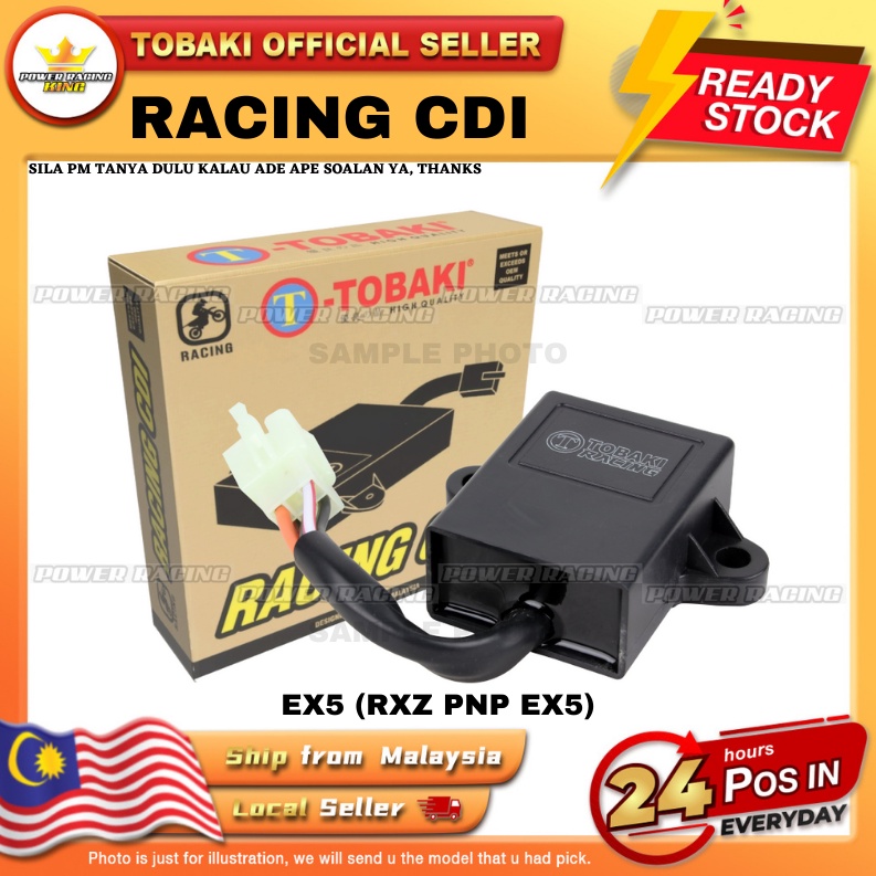 EX5 (RXZ PNP EX5) TOBAKI RACING CDI UNIT ORIGINAL | Shopee Malaysia