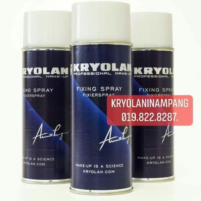 Kryolan Fixing Spray 400ml Shopee Malaysia