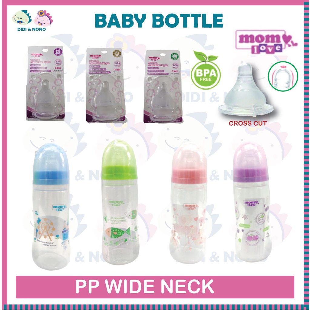 10oz Wide Neck Baby Feeding Bottle Breastmilk Kids Water Bottle