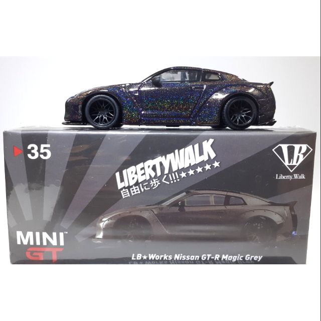 ミニカー mini gt LBWK GT-R Magic Grey Mini GT Nissan GT-R Magic Grey Chameleon | 164Model.com – 164model
