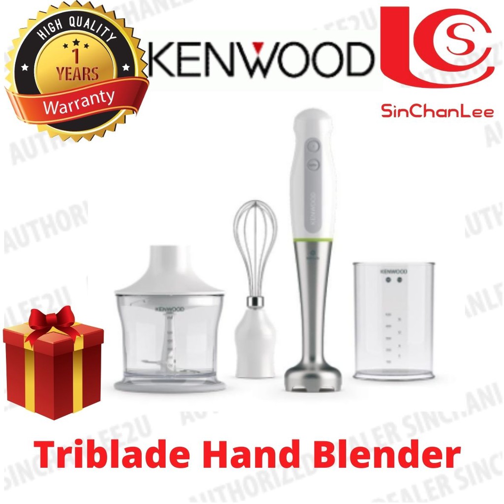 Kenwood Triblade Hand Blender 600W HDP109WG | Shopee Malaysia