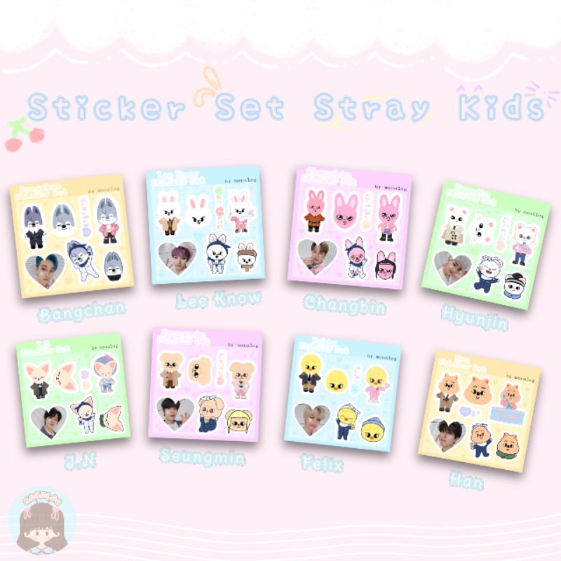 Stray Kids member Sticker set | Shopee Malaysia