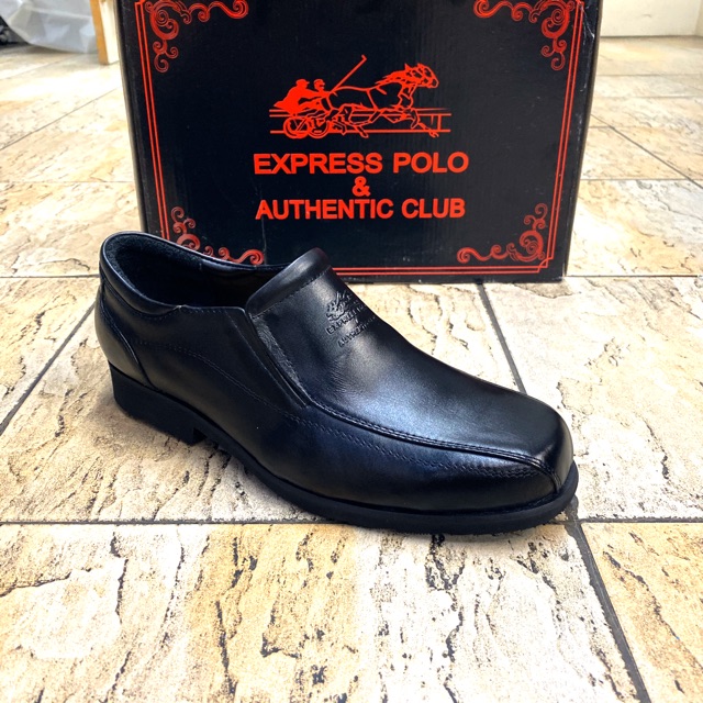 NEW EXPRESS POLO MEN office shoes FULL LEATHER ORIGINAL EXPRESS POLO Shopee Malaysia