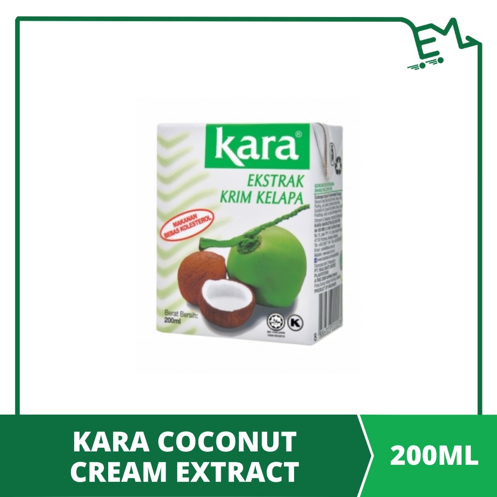 Kara Coconut Cream Extract Ekstrak Krim Kelapa 200ml Shopee Malaysia