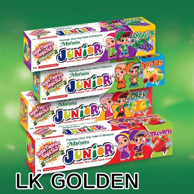 Mu'min Junior Ubat Gigi / Toothpaste 50g | Shopee Malaysia