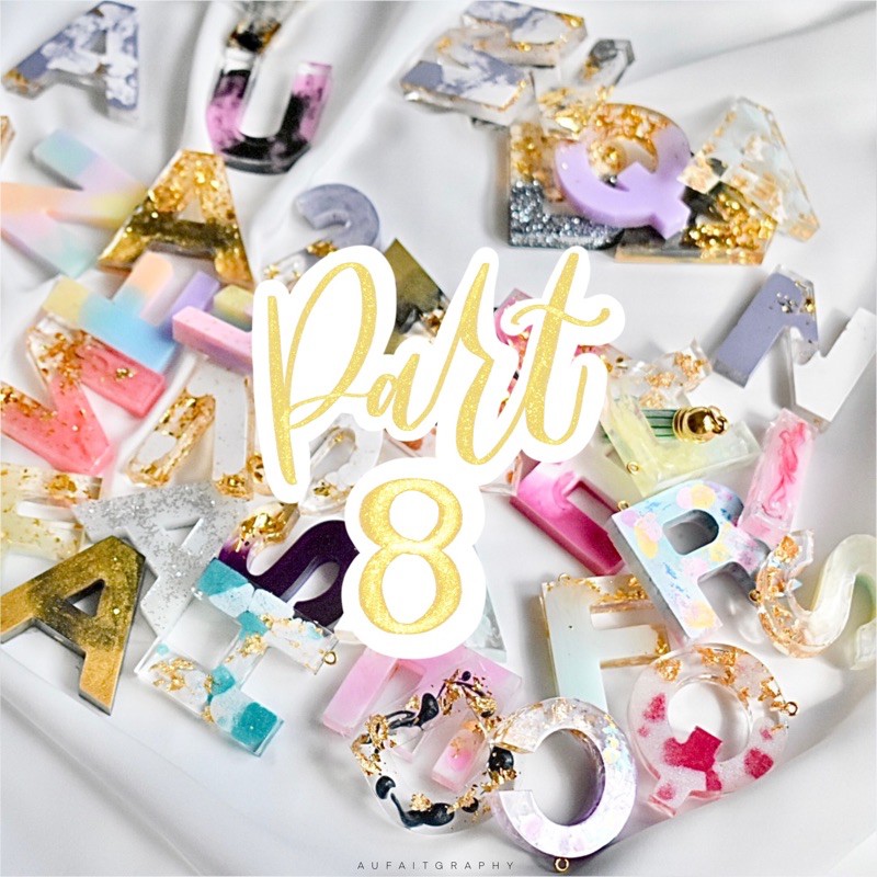 PART 8 | READY STOCK (ALPHABET KEYCHAIN ) | Shopee Malaysia