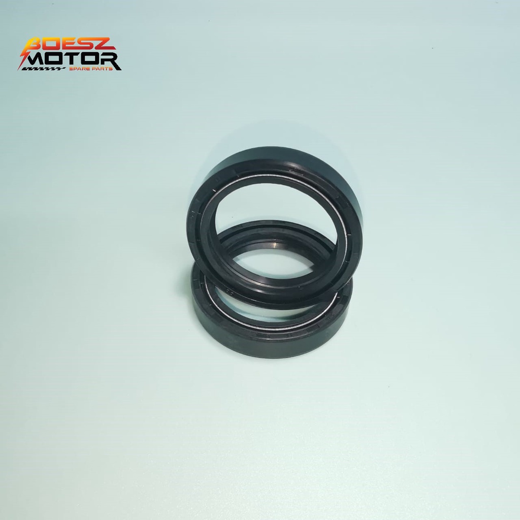 Black Motorcycle Front Fork Oil Dust Seals Kit for Harley