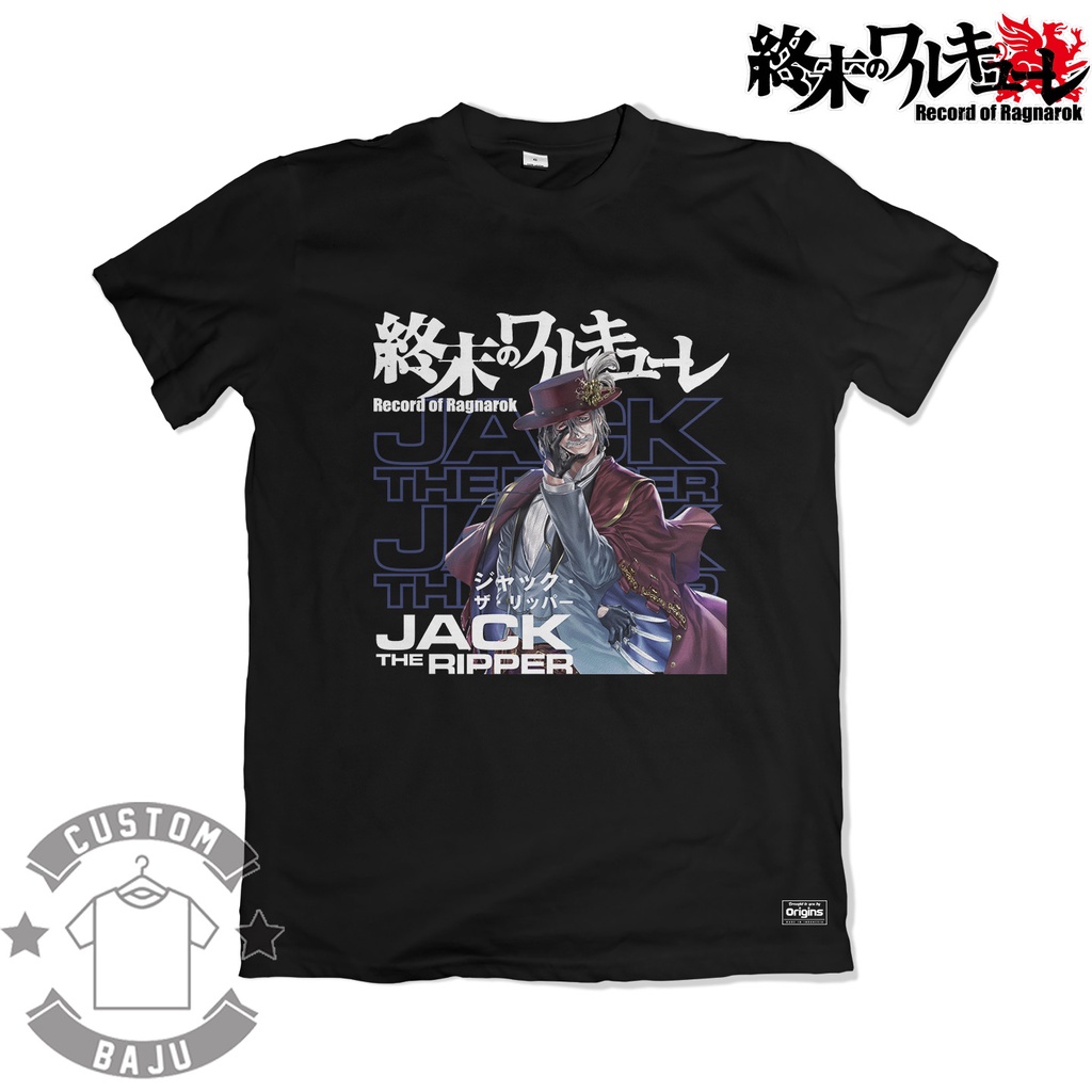 Jack The Ripper Anime Record of Ragnarok 703 T-shirt | Shopee Malaysia
